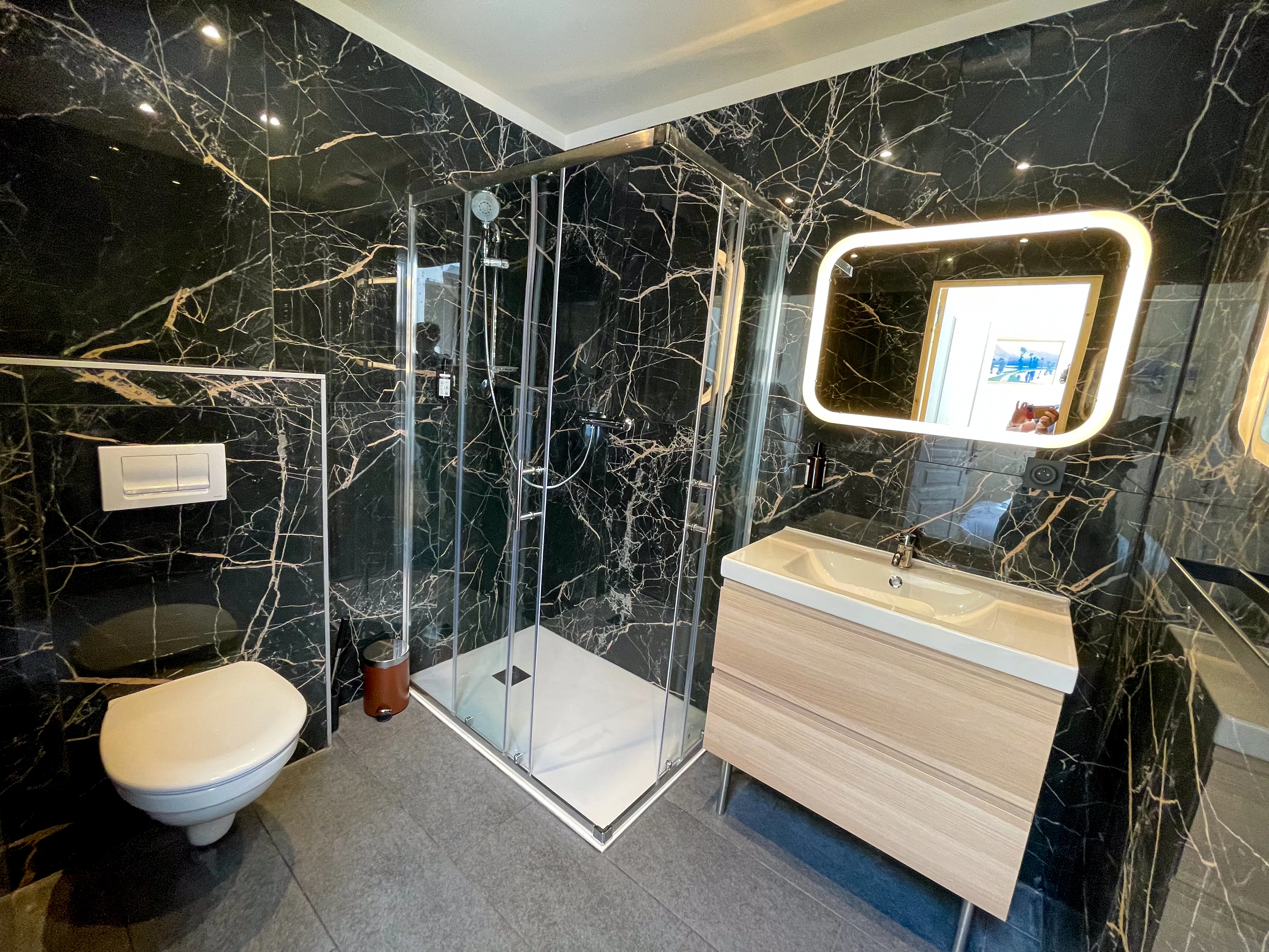 Salle de bain miroir